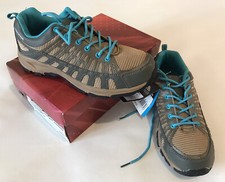Ladies TRESPASS SPORTS EDITION Trail Running Hiking Trainers UK7 Brown/Blue Trim