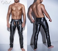 Mens PVC Chaps Wet Look