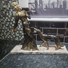 Vintage Art Deco LARGE Statue