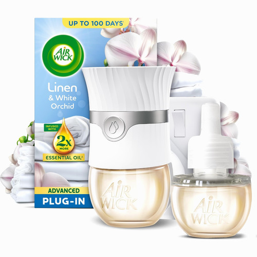 Air wick linen white - white, orchid