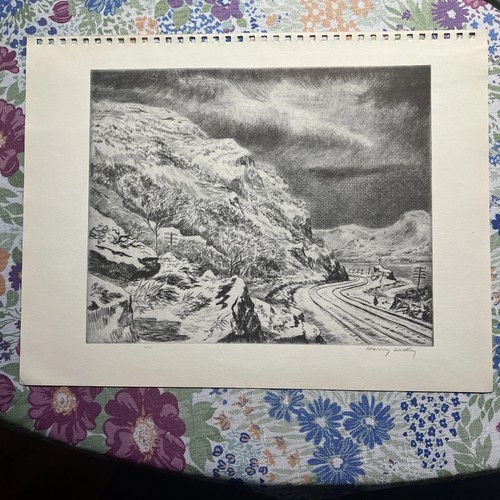 Print harry wickey - print, by