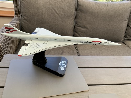 Signed concorde model mike - model, by