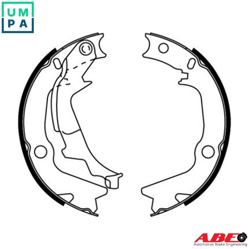 Brake shoe set - brake,
