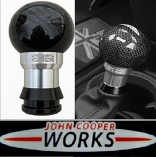 R53 MINI Cooper JCW Gear Knob Lever Carbon Fibre John Cooper Works Engraved