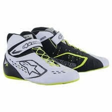 Go Kart Alpinestars Tech-1 KX Boots Black/White/Yellow Racing