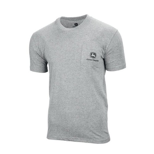 John deere grey pocket shirt - john, t-shirt