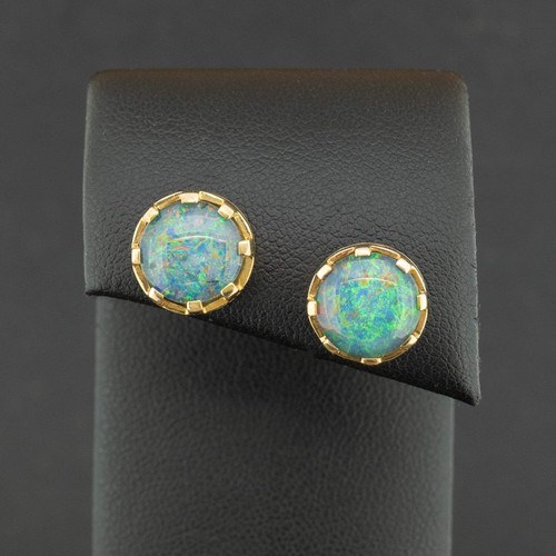 9ct yellow gold opal - 9ct,