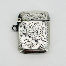 Antique Sterling Silver Vesta