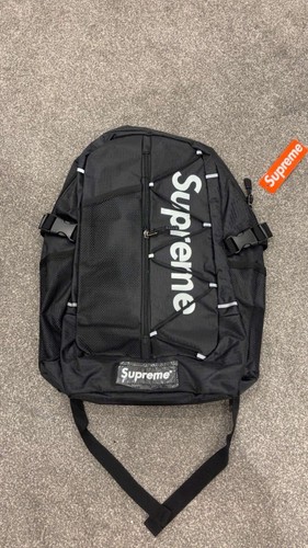 Supreme backpack black - supreme, backpack.
