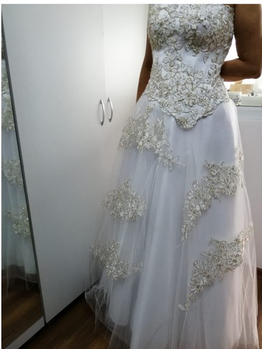 Two piece wedding - two-piece, dress