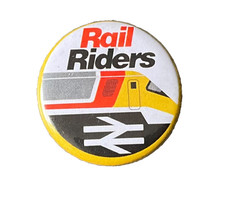 Railway Rail Riders Pin Badge