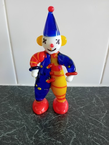 Murano glass clown - murano, (or