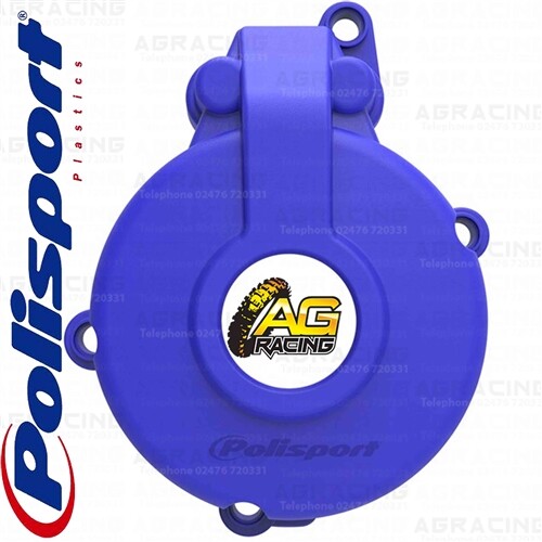 Polisport blue ignition cover - polisport,