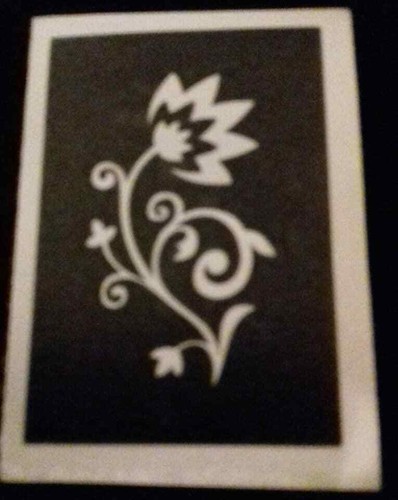 100 flower stencils - -,