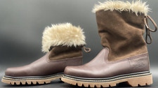 CATS Walking Machine Shoes Oil Resistant Women’s Brown Fur Boots Size 6 NEW