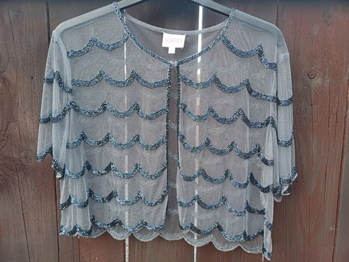 Grey kaliko bolero - grey,