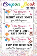 Coupon Book For Kids Love DIY