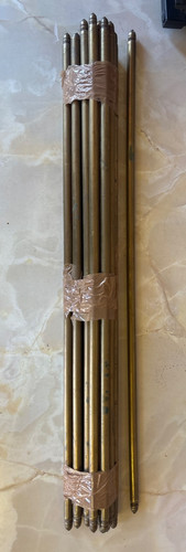 Antique brass stair carpet - 15,