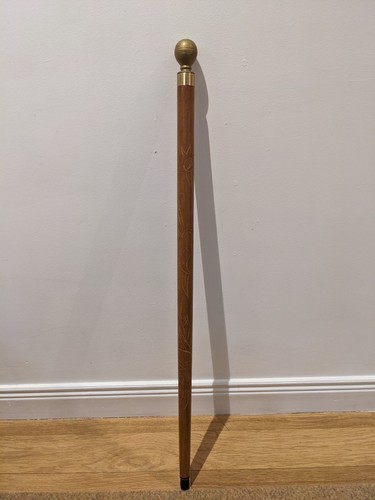 Antique pool cue walking - antique,