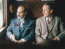 David Suchet Hand Signed 8x6