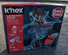 K’nex Cobweb Curse Roller Coaster Building Set Thrill Rides with Instructions