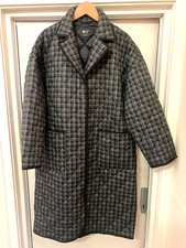 Uniqlo C hi-tech quilted long womens coat oversized size M new without tags