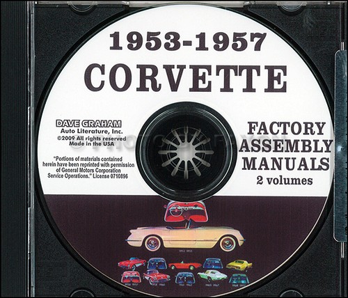 Corvette assembly manual cd - manual, on