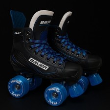 Bauer X-LP Custom Quad Roller Skates Size 8 EU 42