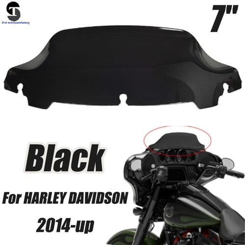 Black windshield - black, 7''