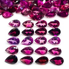 50 Pcs Natural Rhodolite
