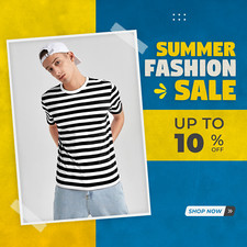 Men Women's Striped T-Shirt