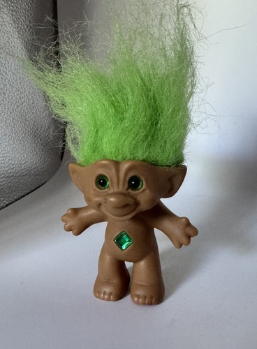 Vintage treasure troll - , green