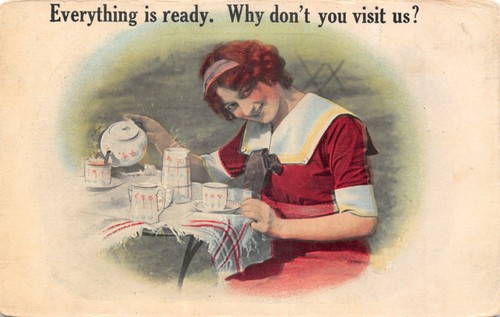 Bamforth mixed old postcard - bamforth,