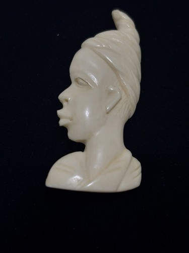 Vintage ivory carved african - vintage,