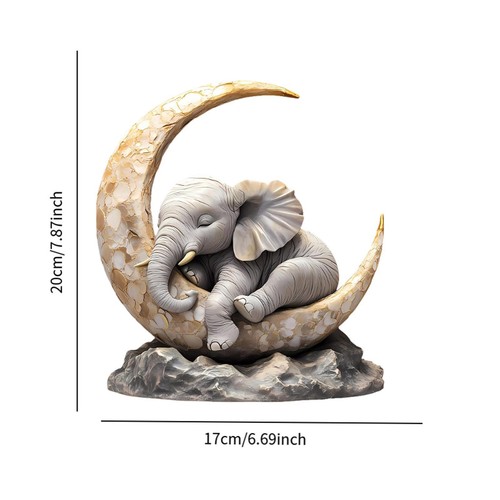 Ornament table elephant - 2d,