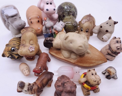Vintage hippopotamus bundle - vintage,