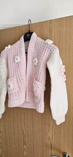Gorgeous hand knitted girls - hand,