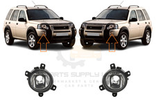 NEW FRONT BUMPER FOGLIGHT LAMP PAIR SET L&R FOR LAND ROVER FREELANDER 97-03