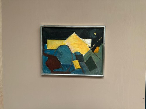 Swedish oil canvas - oil, on