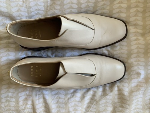 Cream john lewis smart leather - smart,