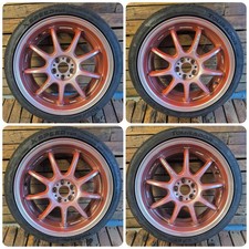 18" Work Emotion D9R Alloy Wheels Rims 7.5J ET47 5x100 Toyota GT86 Subaru BRZ