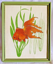 Vintage Art Woven Fabric