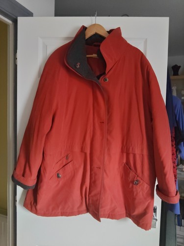 Ladies rust red coat size - ladies,