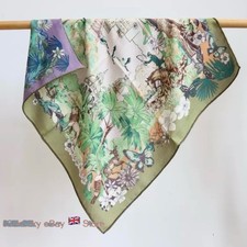 Reversible Wool Silk Scarf in
