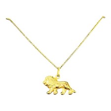 9ct 9K Yellow Gold Lion Charm
