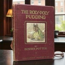 Potter Beatrix Roly-Poly Pudding, RARE Early US Edition c1908, Samuel Whiskers