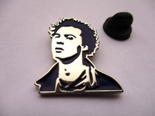 SID VICIOUS PUNK METAL BADGE sex pistols (dk blue) enamel pin