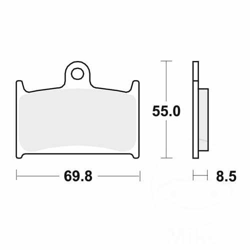 Trw brake pads - trw, set
