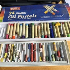 oil pastels used pentel berol 