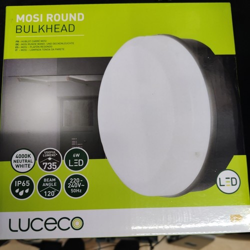 Luceco led mosi bulkhead - led, round